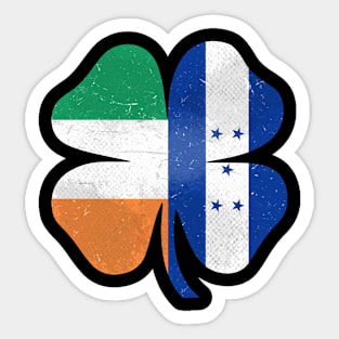 Honduran Irish Shamrock Honduras Ireland St. Patrick's Day Sticker